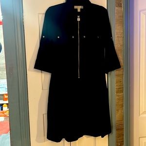 MICHAEL Michael Kors Half-Zip Shirt Dress